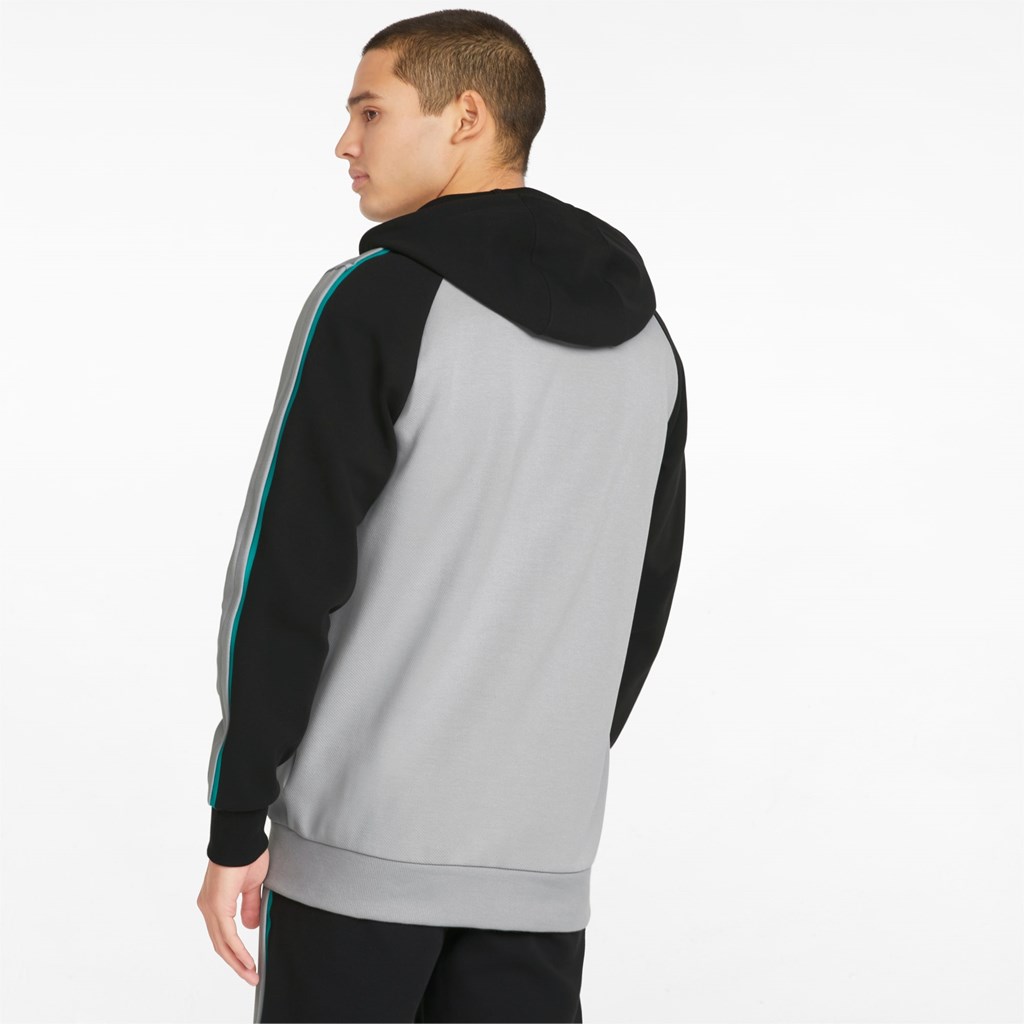 Puma Mercedes F1 Hette Sweat Jakke Herre Sølv | 043FKHSVW