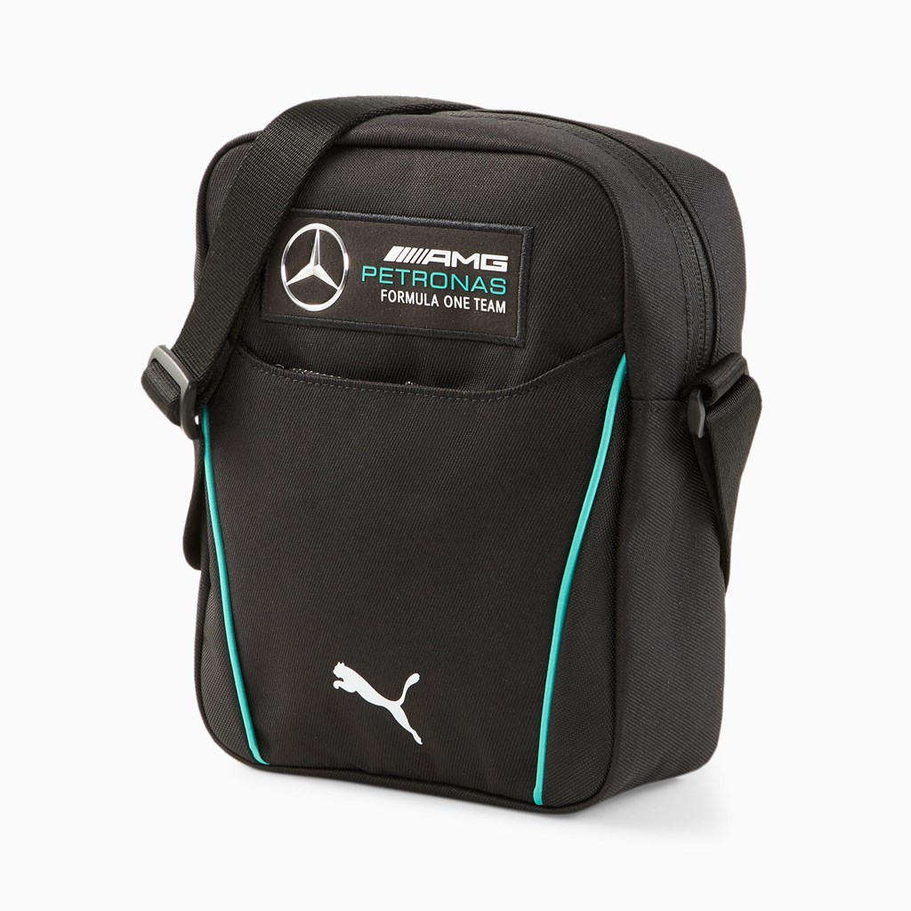 Puma Mercedes F1 Portable Shoulder Vesker Dame Svarte | 172UHCRWA