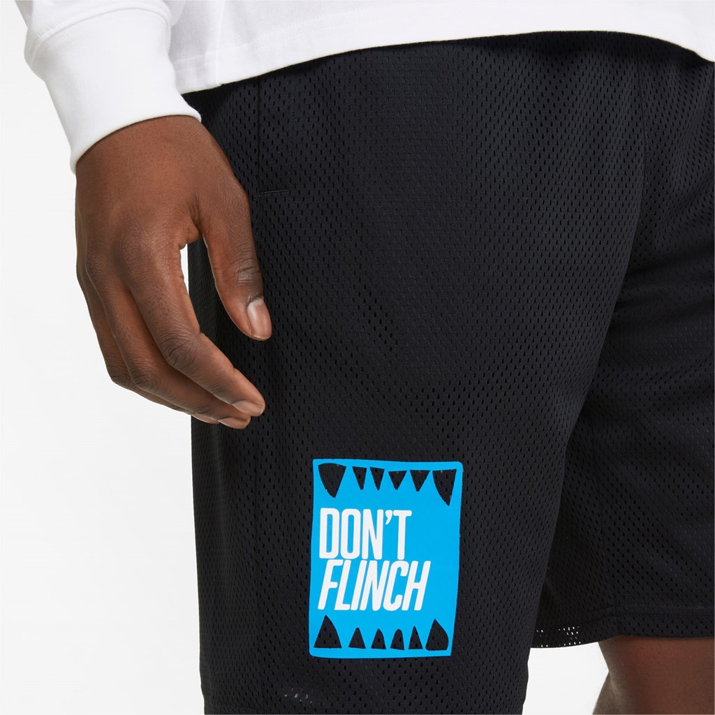 Puma Mesh Basketball Practice Shorts Herre Svarte | IG8902734