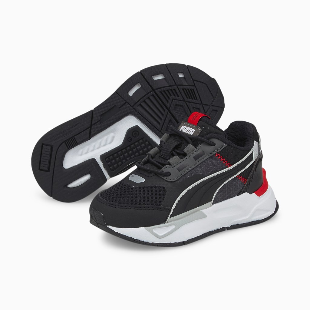 Puma Mirage Sports Tech Toddler Joggesko Gutt Svarte Mørke Rød | FU1204839