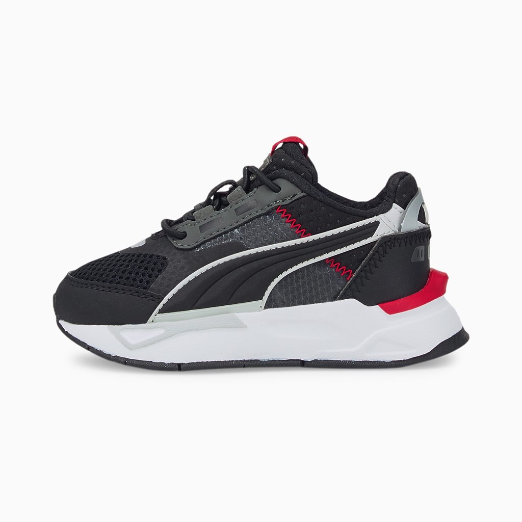 Puma Mirage Sports Tech Toddler Joggesko Jente Svarte Mørke Rød | LW9821563