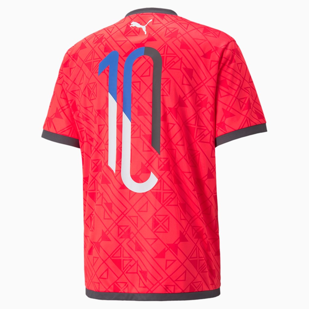 Puma Neymar Jr Futebol Jersey Herre Sunblaze / Ebony | 207ITZBUR