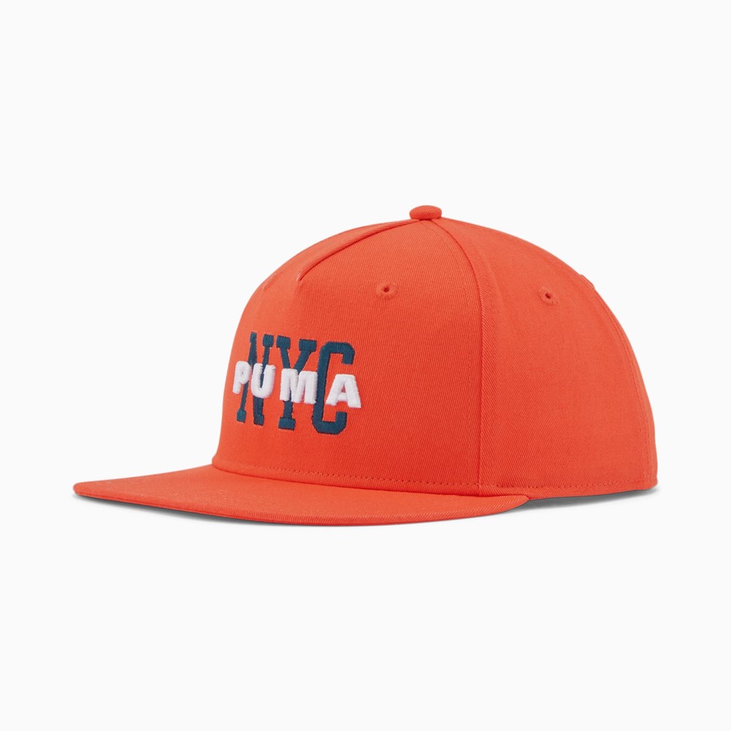 Puma PUMA NYC Science Snapback Snapback Herre Oransje | ZL6584730