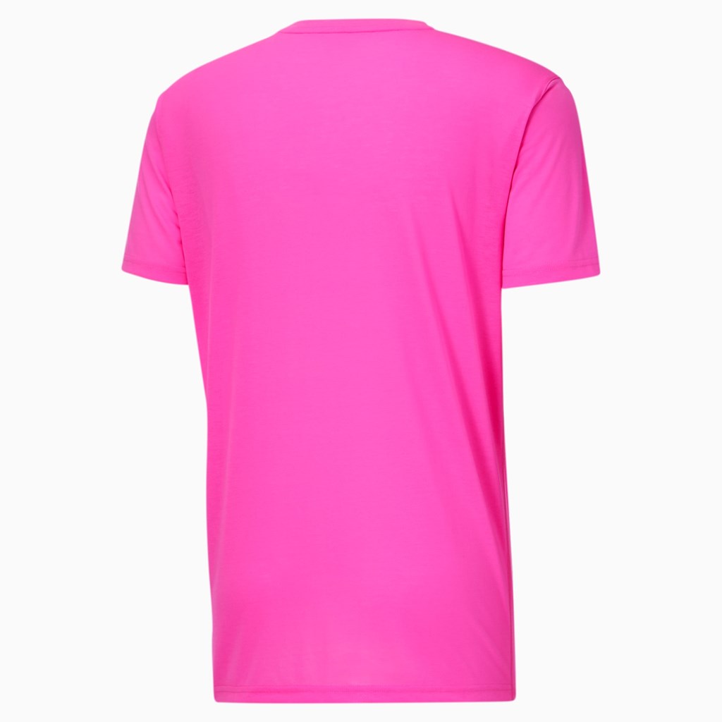 Puma PUMA x BARBELLS FOR BOOBS Slogan Trenings Løpe Tskjorte Herre Rosa | 986KISMUD