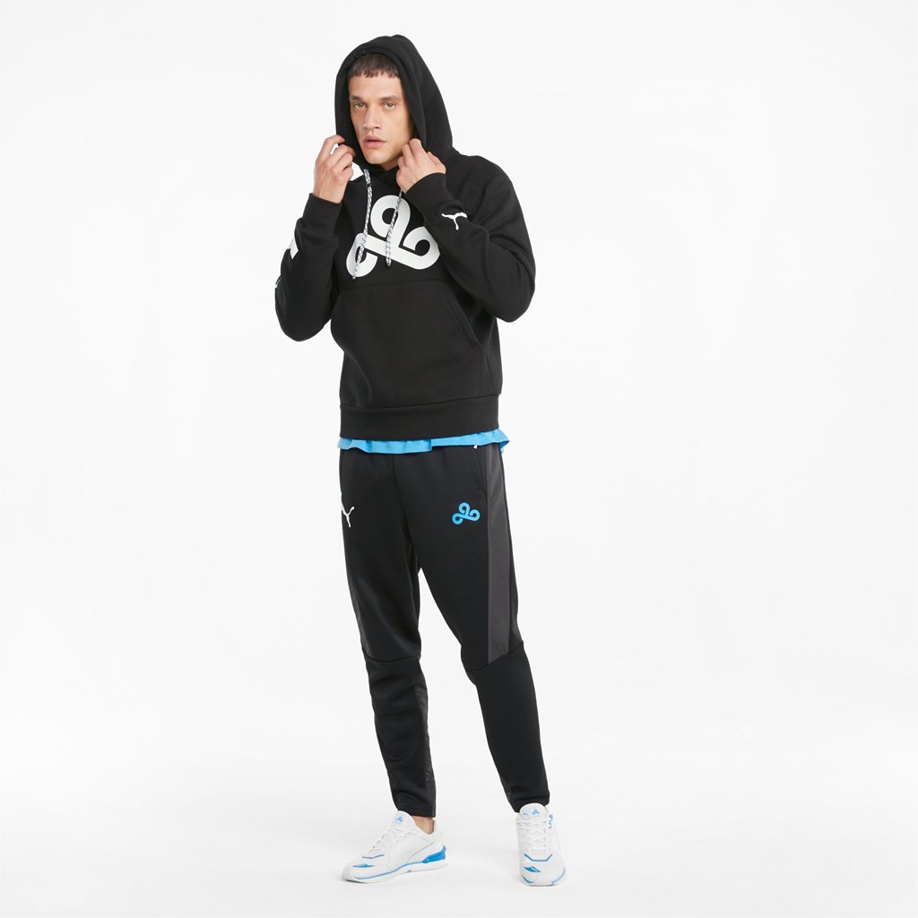 Puma PUMA x CLOUD9 Graphic Esports Hettegensere Herre Svarte | 709OIUJAV