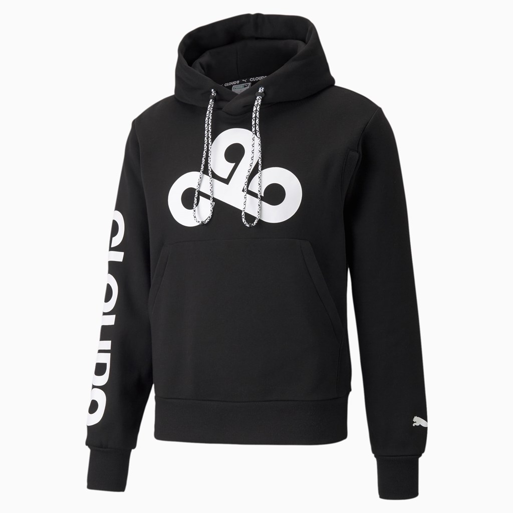 Puma PUMA x CLOUD9 Graphic Esports Hettegensere Herre Svarte | 709OIUJAV