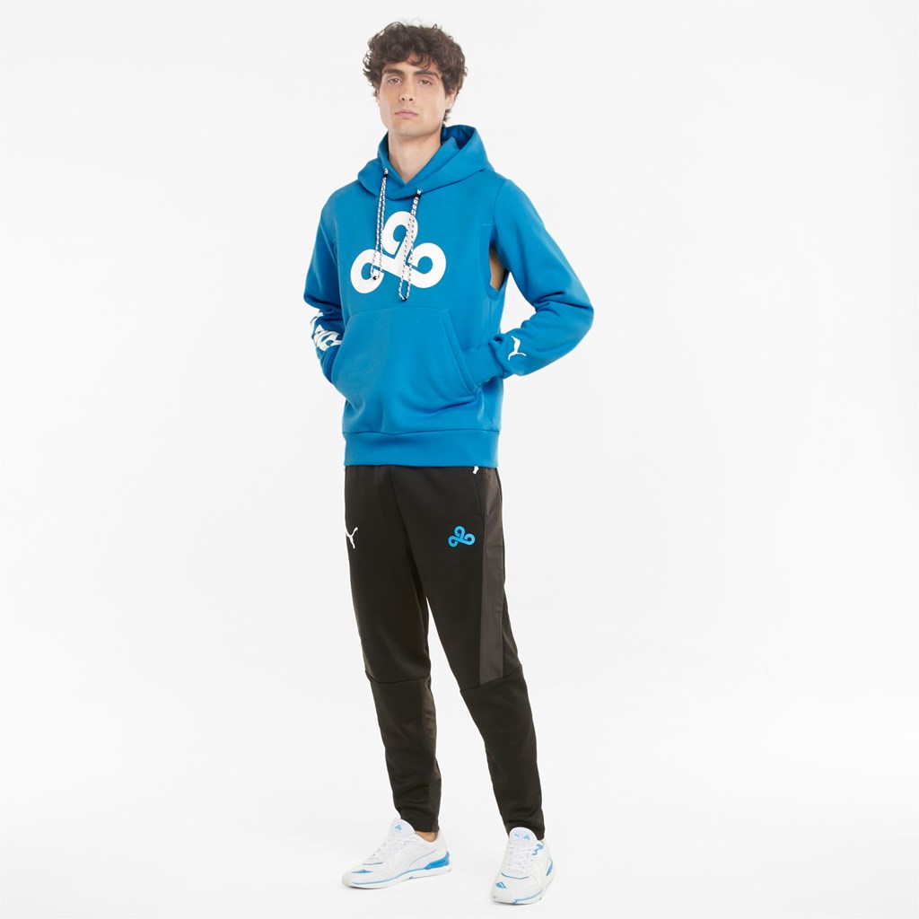 Puma PUMA x CLOUD9 Graphic Esports Hettegensere Herre Bleu Azur | 978PXYEKZ