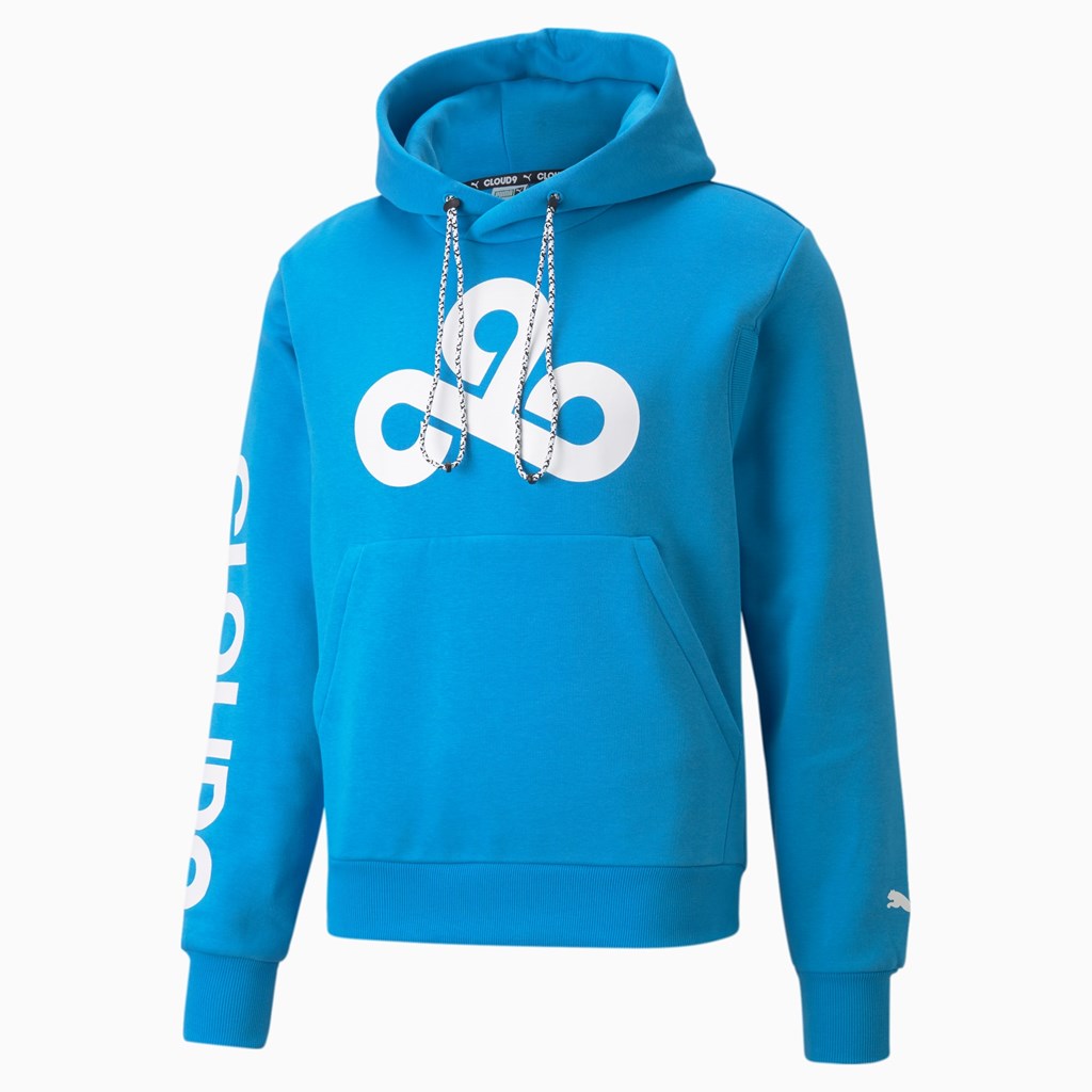 Puma PUMA x CLOUD9 Graphic Esports Hettegensere Herre Bleu Azur | 978PXYEKZ