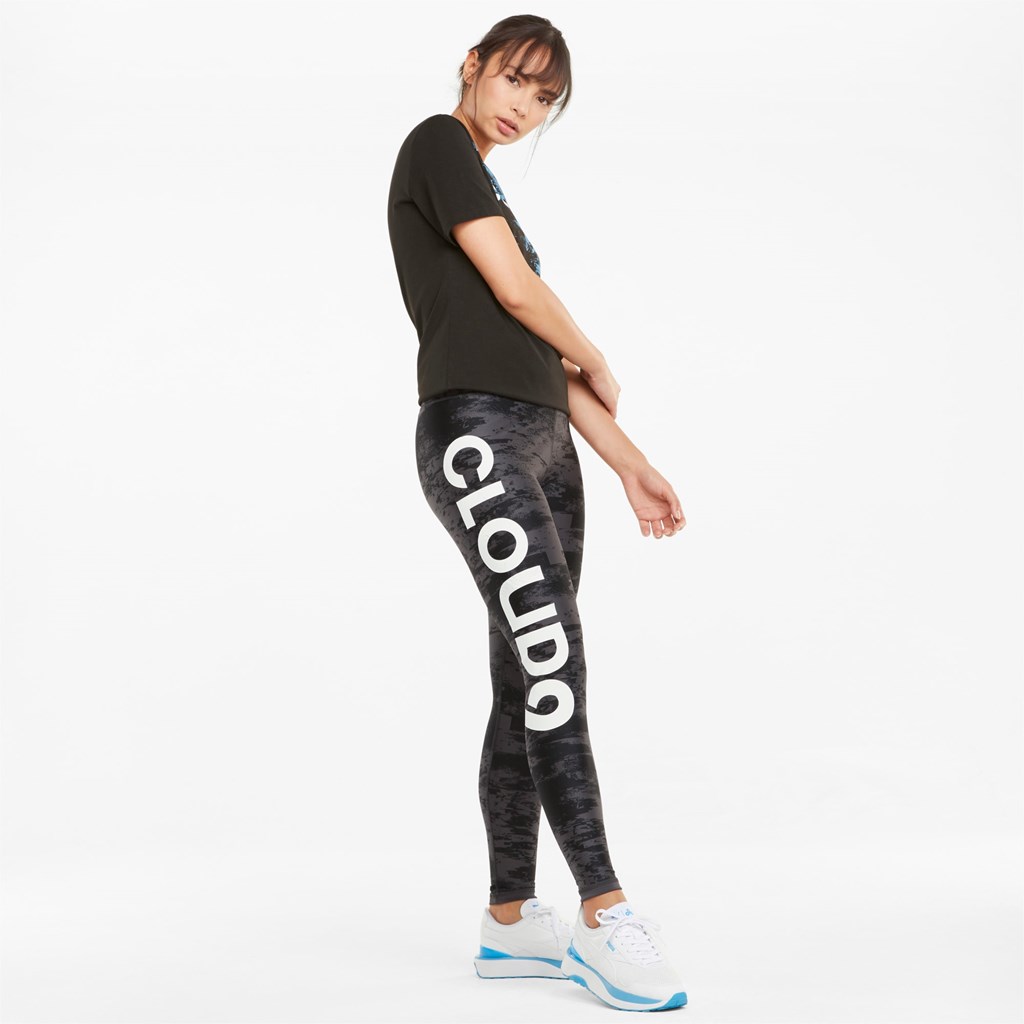 Puma PUMA x CLOUD9 Printed Esports Leggings Dame Svarte | 624HCBWZT