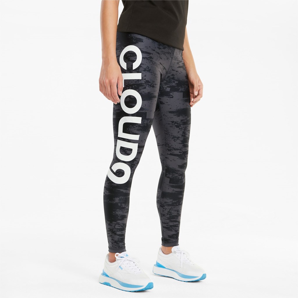 Puma PUMA x CLOUD9 Printed Esports Leggings Dame Svarte | 624HCBWZT