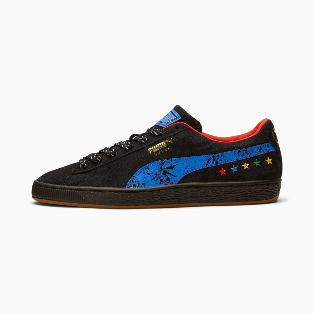 Puma PUMA x DC Justice League Suede Joggesko Herre Svarte | ZU9273015