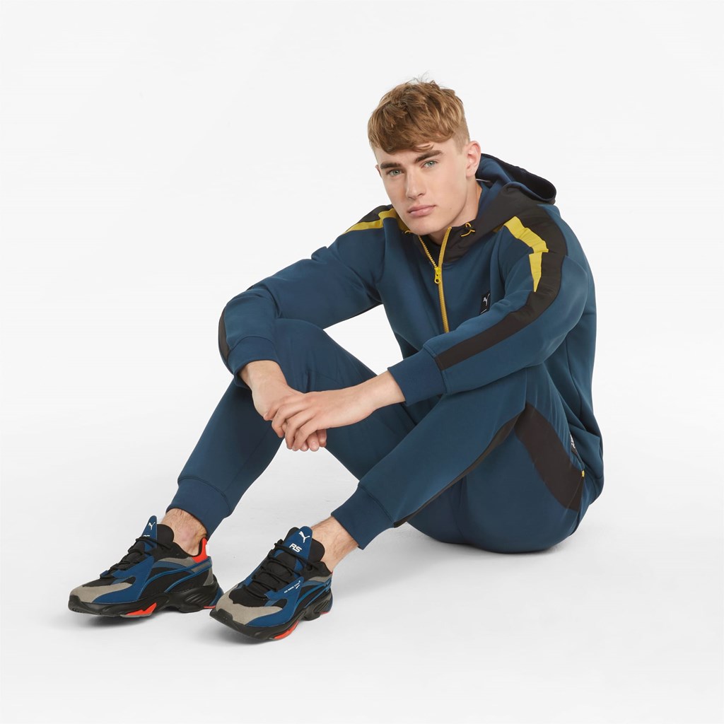 Puma PUMA x FIRST MILE Double Knit Hettegensere Herre Blå | 394HRFMSW