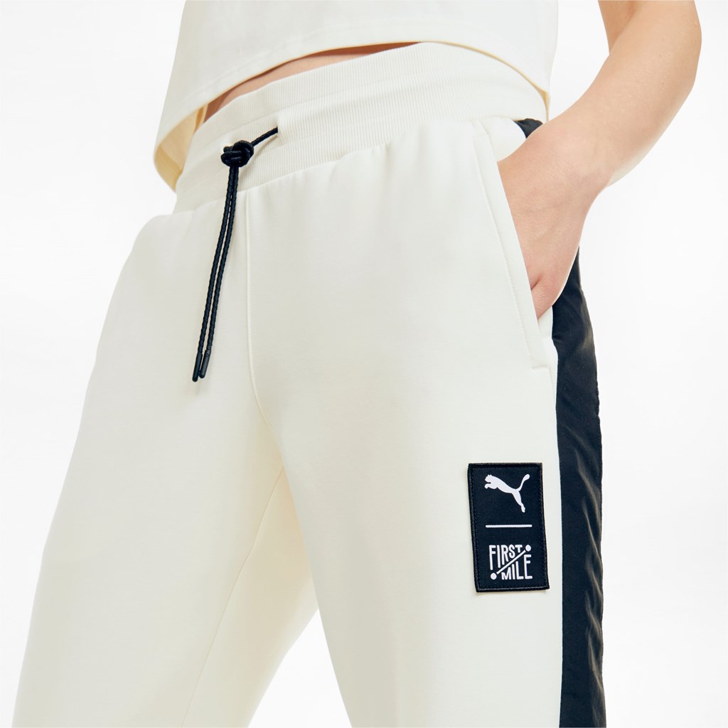 Puma PUMA x FIRST MILE Double Knit Joggers Dame Ivory Glow | 143QDYTAC