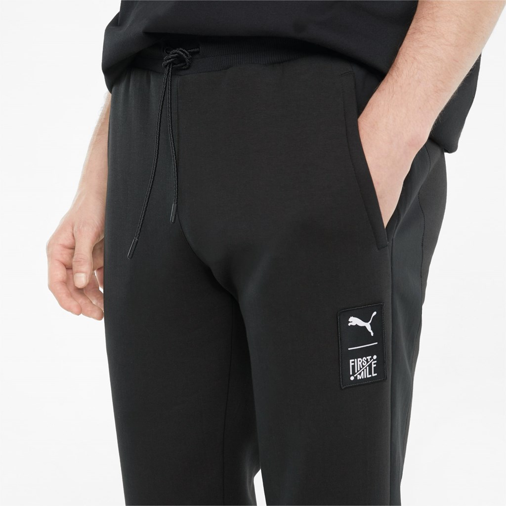 Puma PUMA x FIRST MILE Double Knit Joggers Herre Svarte | 270KLOFVA