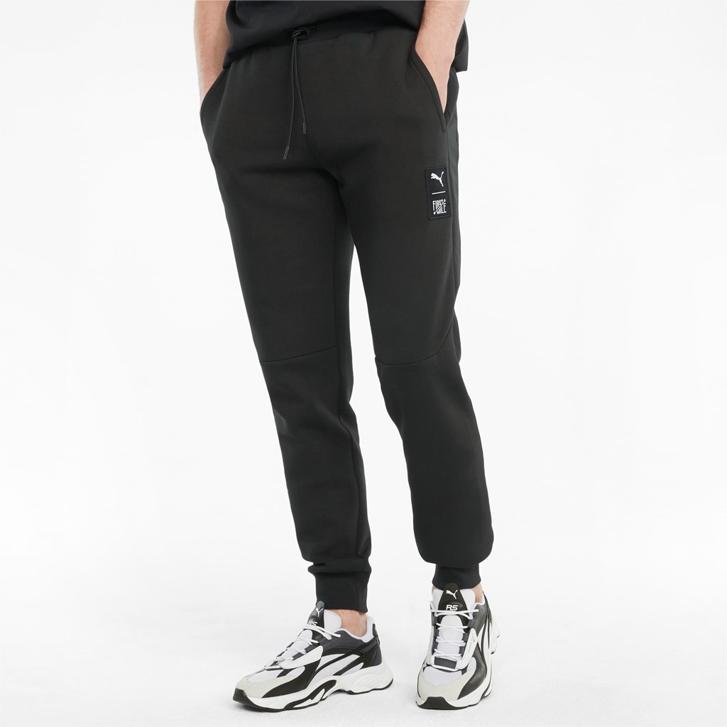 Puma PUMA x FIRST MILE Double Knit Joggers Herre Svarte | 270KLOFVA