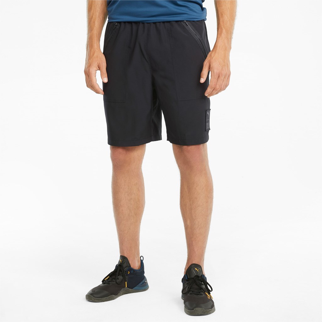 Puma PUMA x FIRST MILE Woven Trenings Shorts Herre Svarte | BF3740952