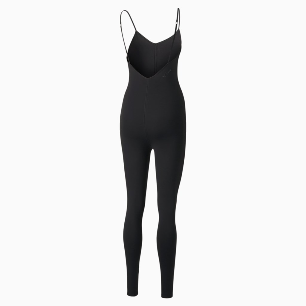 Puma PUMA x GOOP Trenings Bodysuit Dame Svarte | 435IFYEZQ