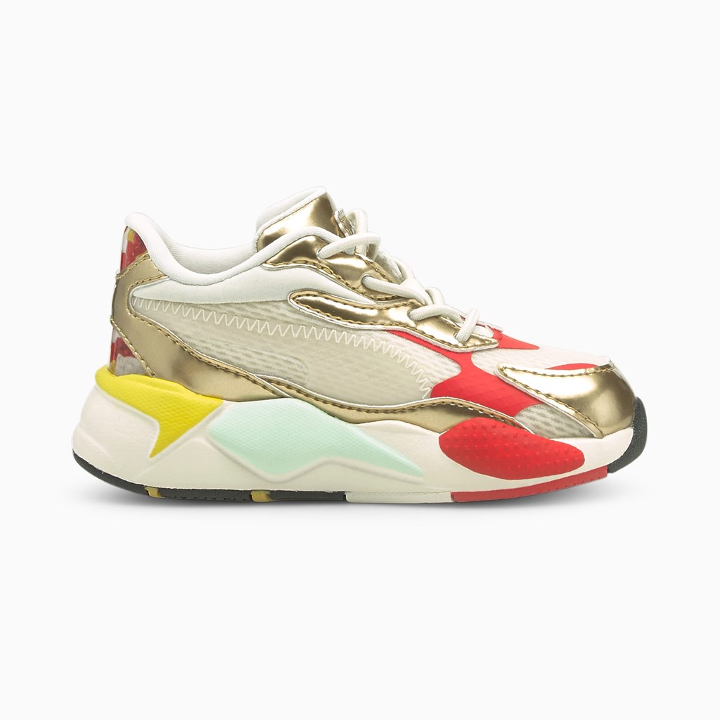 Puma PUMA x HARIBO RS-X³ Toddler Joggesko Jente Hvite Gull | EN7468293