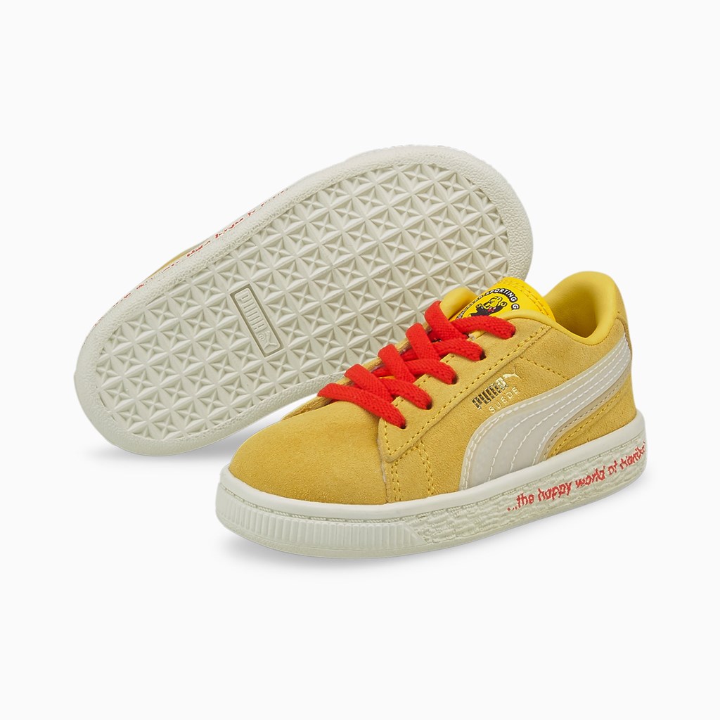 Puma PUMA x HARIBO Suede Triplex Toddler Joggesko Gutt Hvite | BH5493026