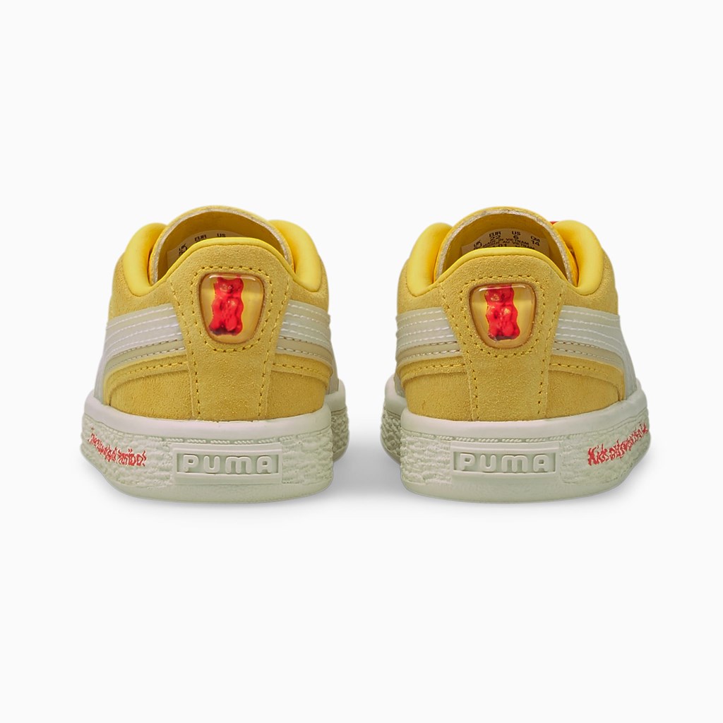 Puma PUMA x HARIBO Suede Triplex Toddler Joggesko Gutt Hvite | BH5493026