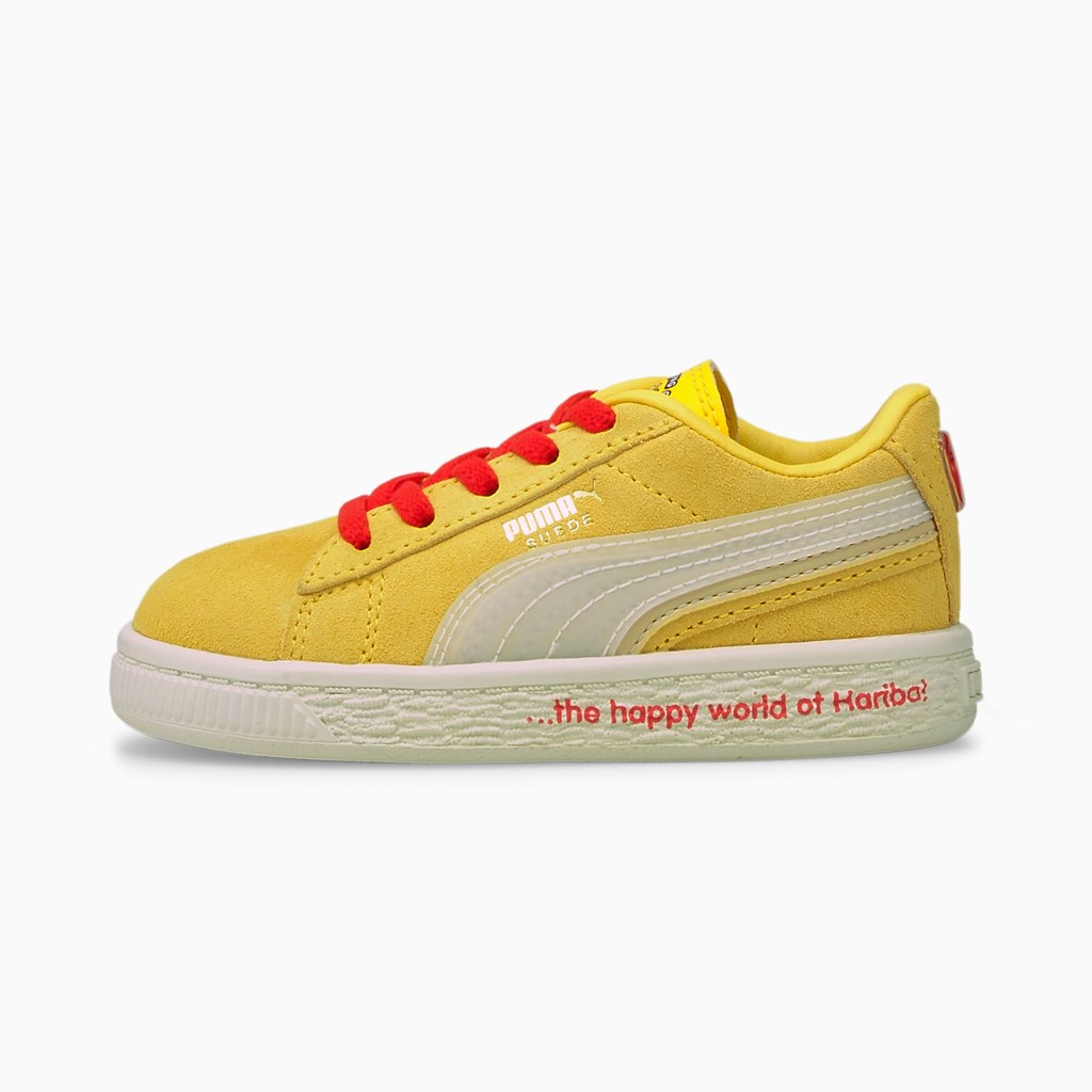 Puma PUMA x HARIBO Suede Triplex Toddler Joggesko Jente Hvite | DO0869753