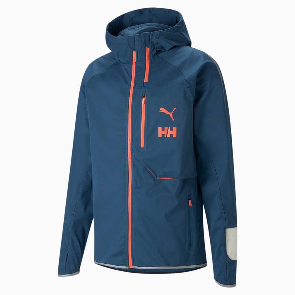 Puma PUMA x HELLY HANSEN Jogge Jakke Herre Blå | 905ISJKCH