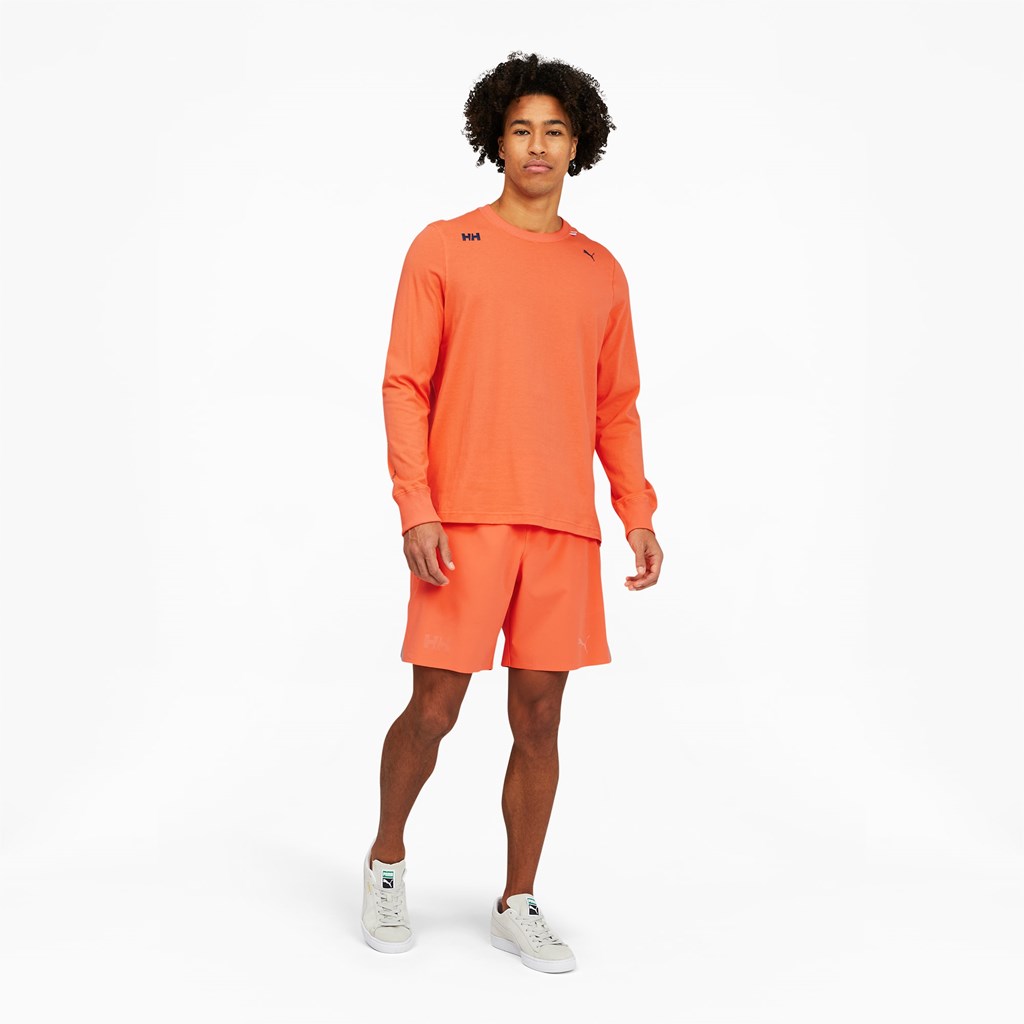 Puma PUMA x HELLY HANSEN Long Sleeve Løpe Tskjorte Herre Korall | 068ATSLYQ