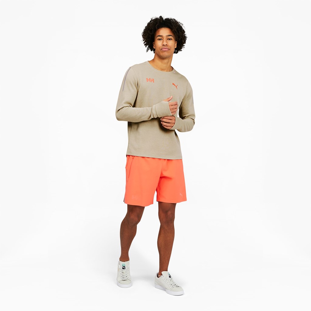 Puma PUMA x HELLY HANSEN Long Sleeve Løpe Tskjorte Herre Grønn | 251QWKYZN