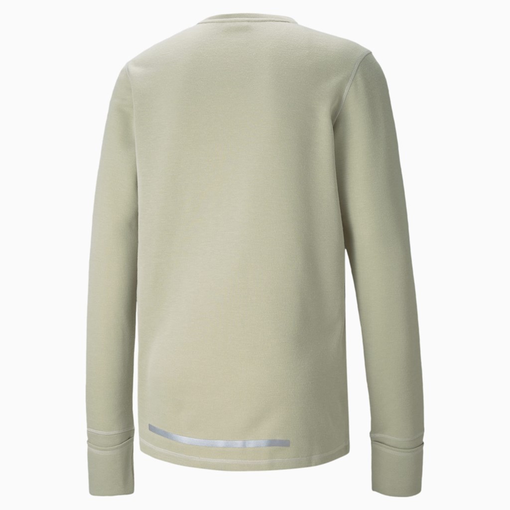 Puma PUMA x HELLY HANSEN Long Sleeve Løpe Tskjorte Herre Grønn | 251QWKYZN