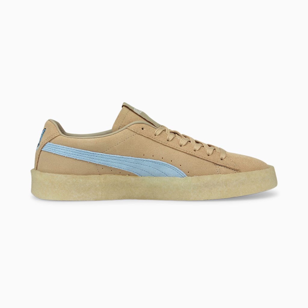 Puma PUMA x MAISON KITSUNE Suede Crepe Joggesko Herre Blå | TE6843297