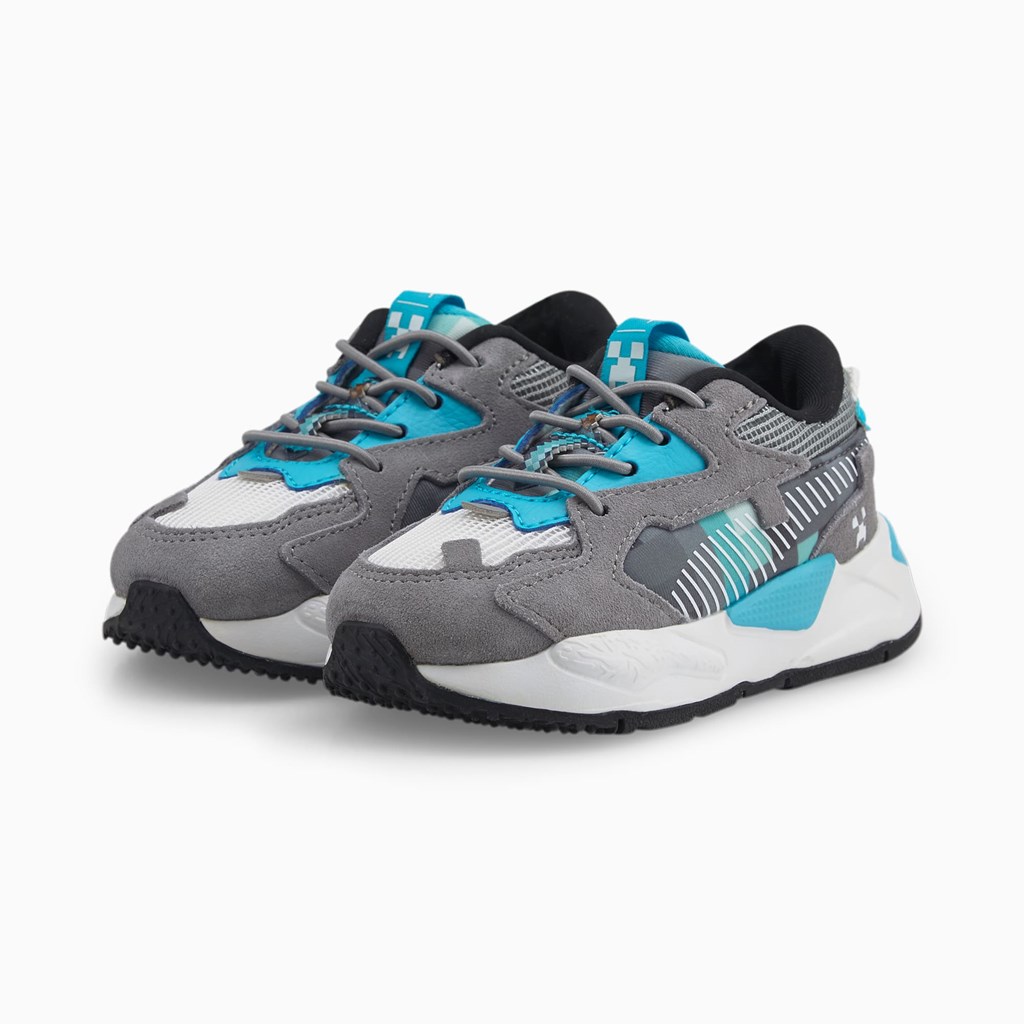 Puma PUMA x MINECRAFT RS-Z Toddler Joggesko Jente Griffin / Hawaiian Ocean | EF6908723