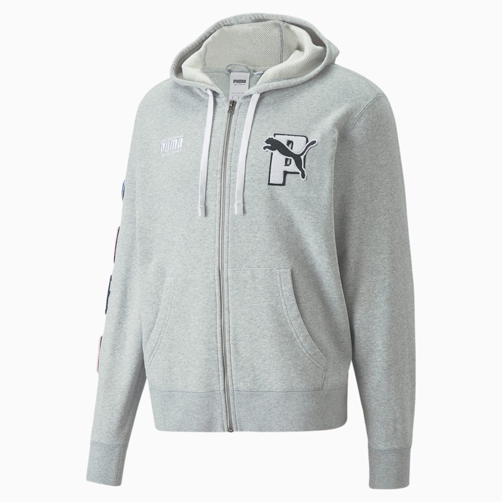 Puma PUMA x PUMA Full-Zip Hettegensere Herre Lyse | 065XCMQGB