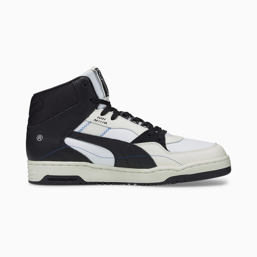 Puma PUMA x PUMA Slipstream Mid Joggesko Herre Svarte Hvite | GQ8027135