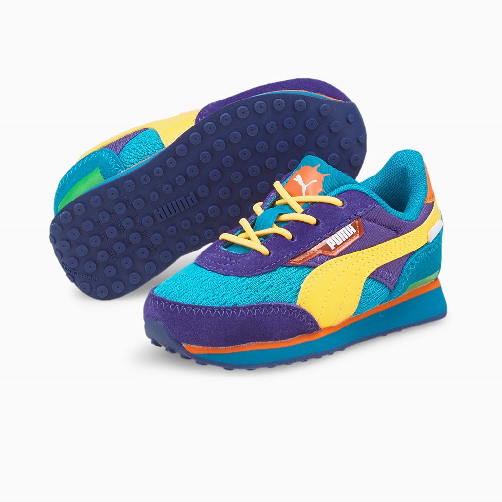 Puma PUMA x RUGRATS Future Rider Toddler Joggesko Jente Gul | DX4630851