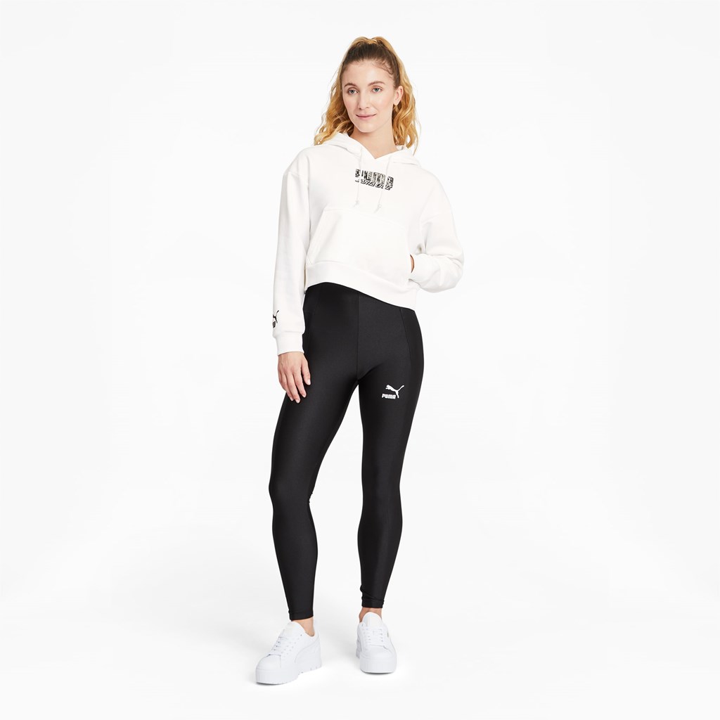 Puma PUMA x SANTA CRUZ Cropped Hettegensere Dame Hvite | 687TCXMVQ