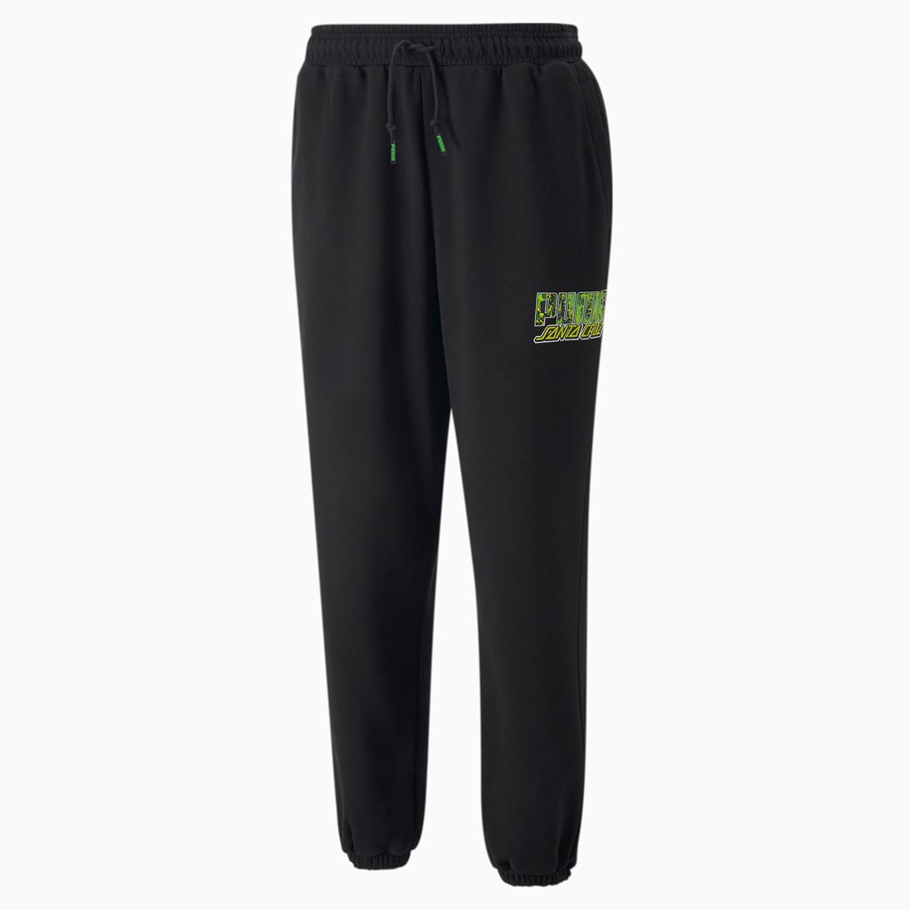 Puma PUMA x SANTA CRUZ Sweatpants Sweatpants Herre Svarte | TF7859160