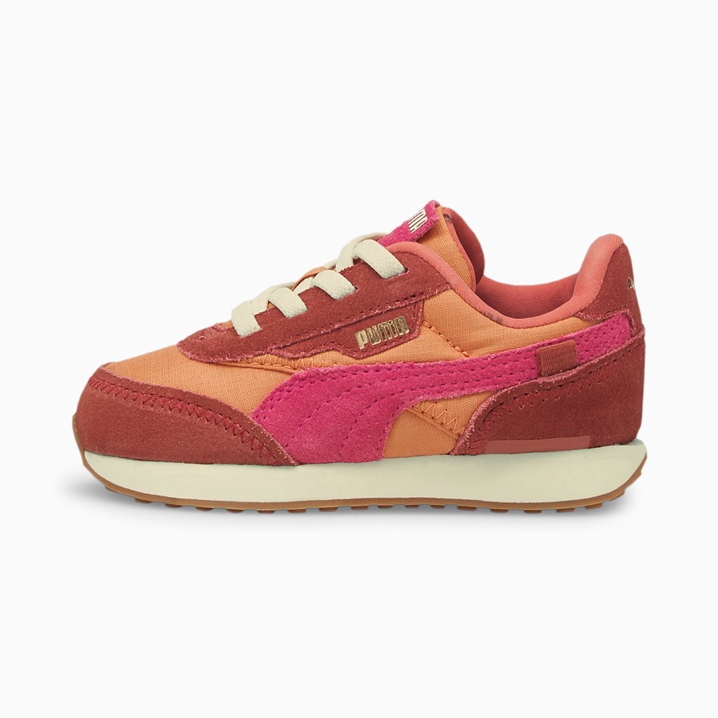 Puma PUMA x TINYCOTTONS Future Rider Toddler Joggesko Gutt Cowhide / Pheasant | KM3589046