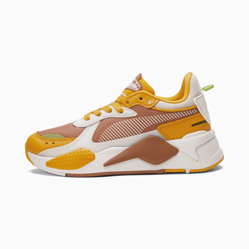 Puma PUMA x WHITE CASTLE RS-X JR Joggesko Jente Mocha Bisque / Sunflower | ZO7120985