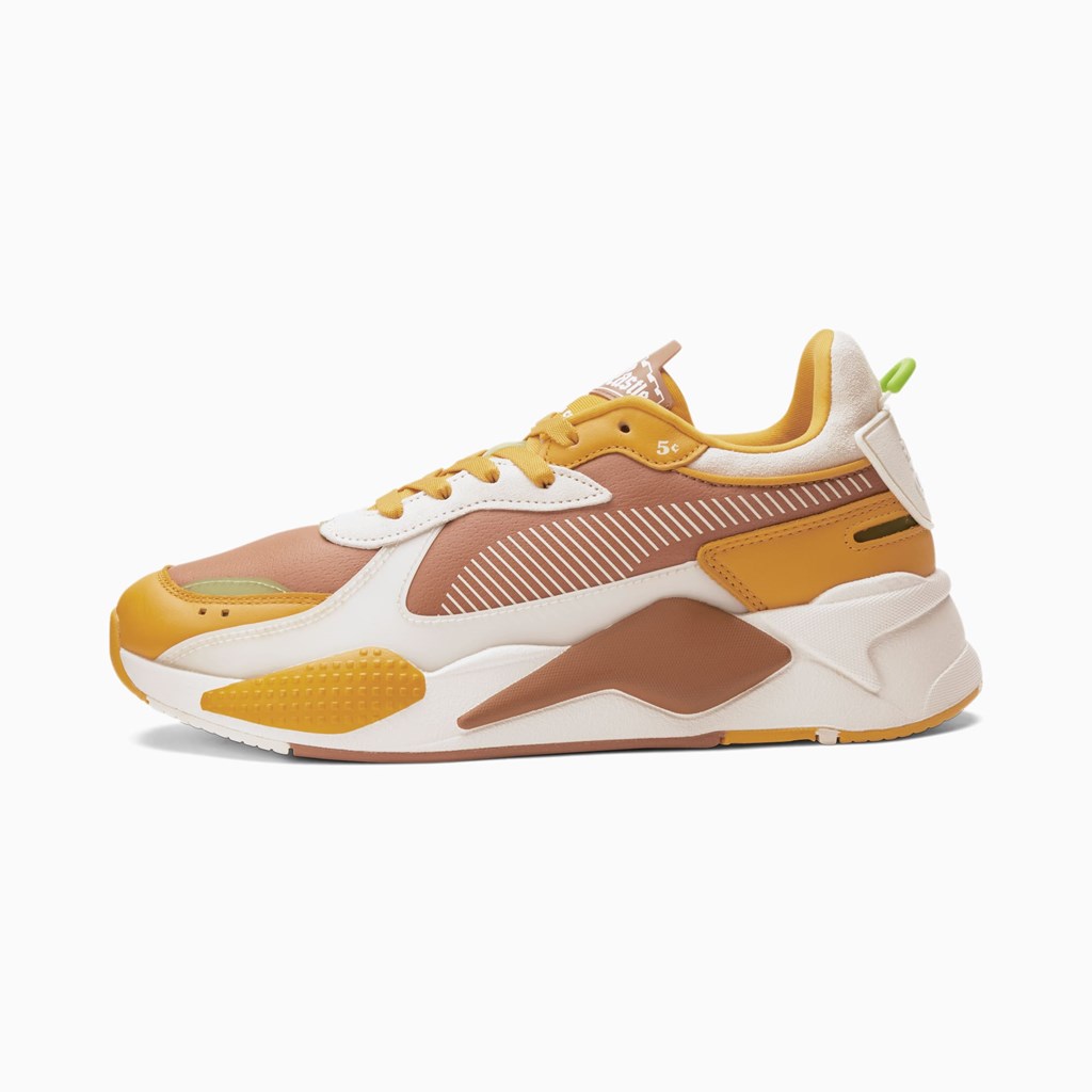 Puma PUMA x WHITE CASTLE RS-X Joggesko Herre Mocha Bisque / Sunflower | YN9461357