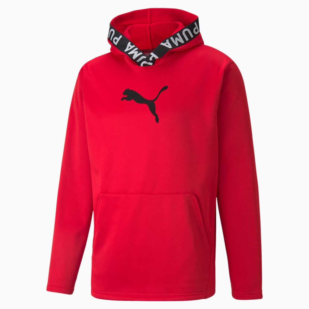 Puma PWRFLEECE Trenings Hettegensere Herre Rød | 475NXOFEB