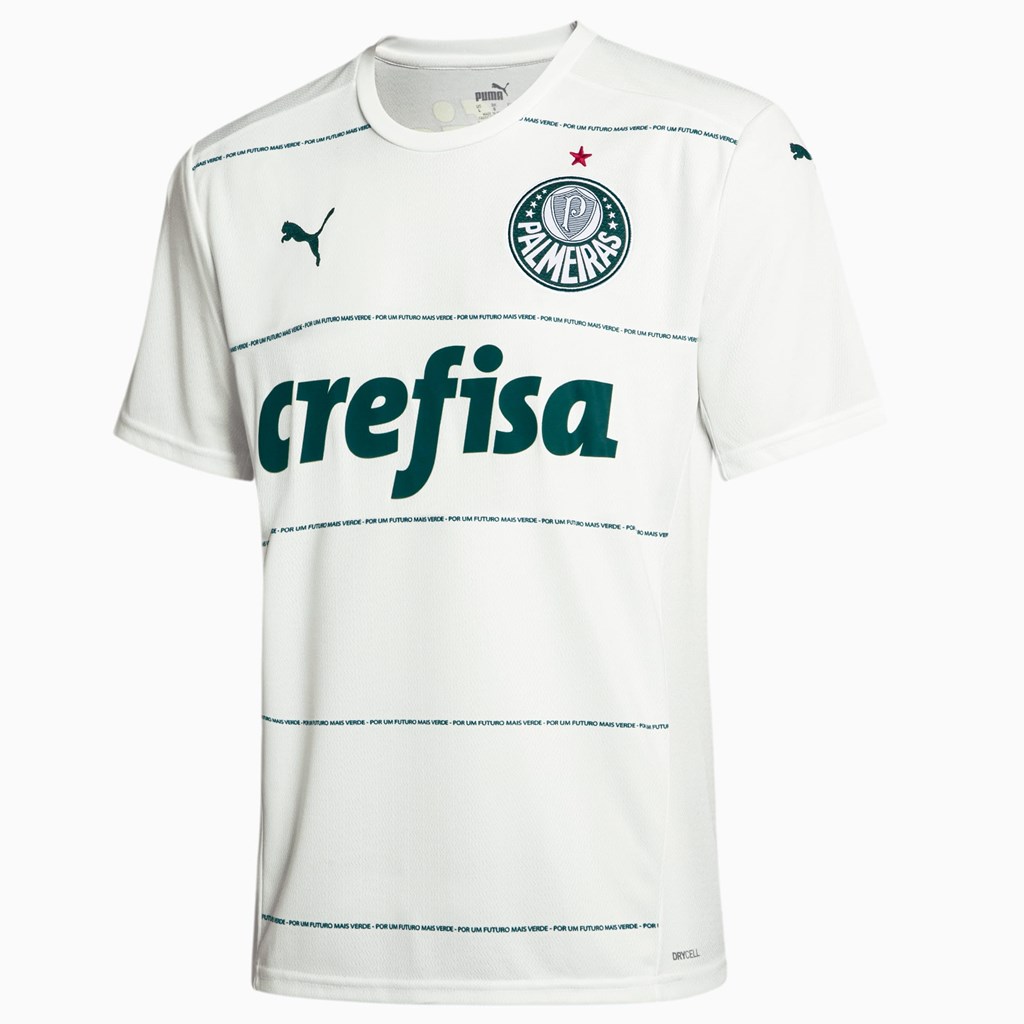 Puma Palmeiras Away Replica Football Jersey Herre Hvite | 609DCGMKE