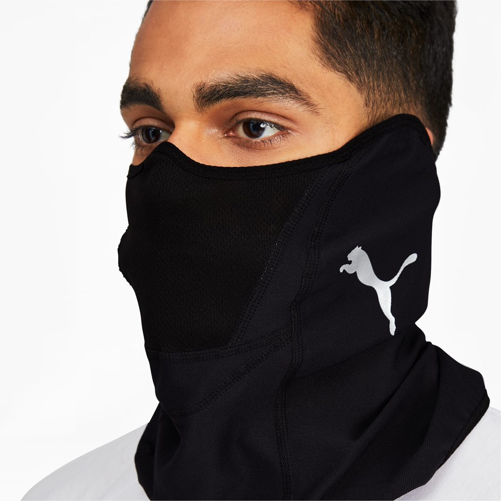 Puma Performance Face Mask Dame Svarte Sølv | 785YUIJBN