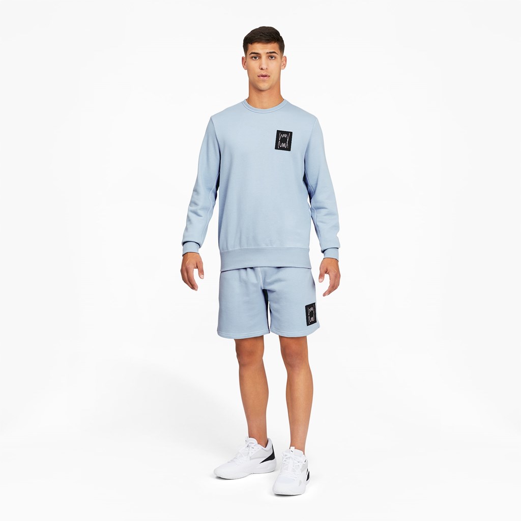 Puma Pivot Basketball Shorts Herre Blå | QI6125478