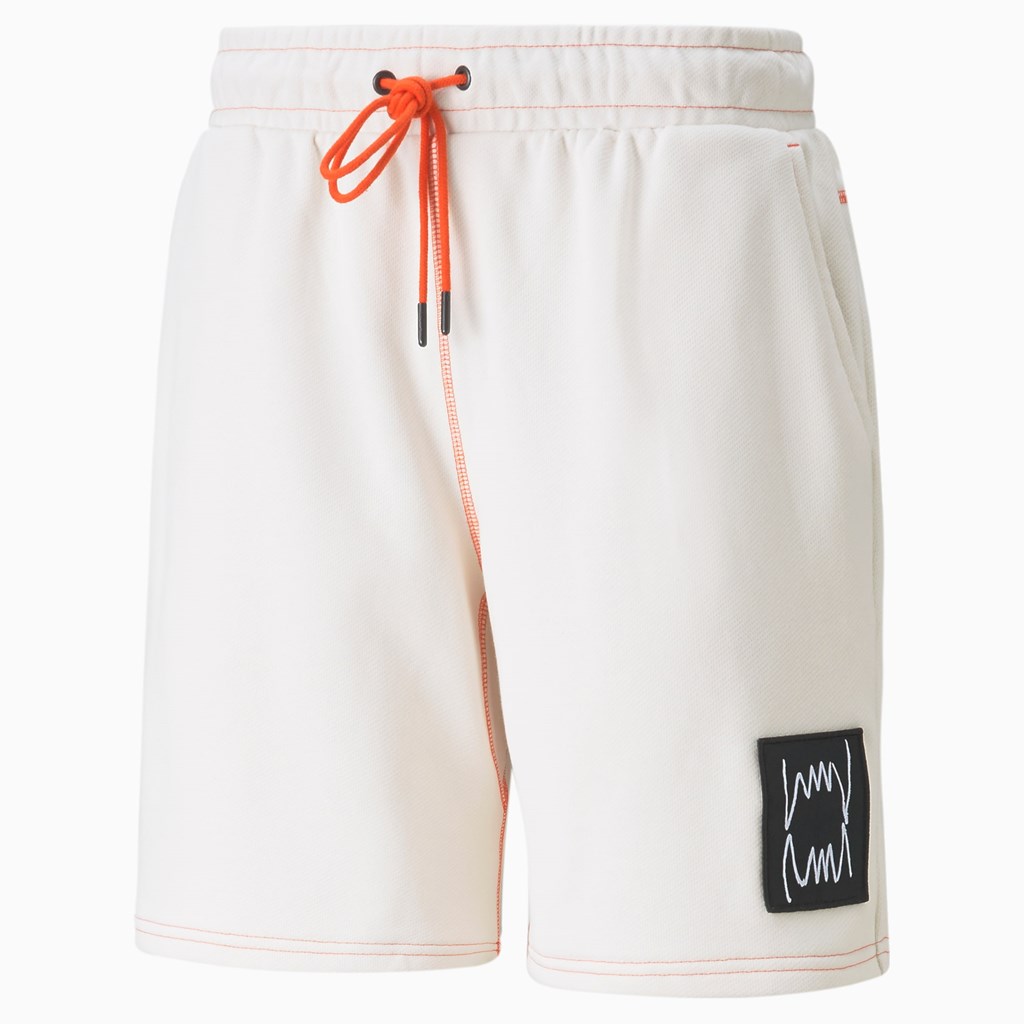 Puma Pivot Basketball Shorts Herre Hvite | KO0847319