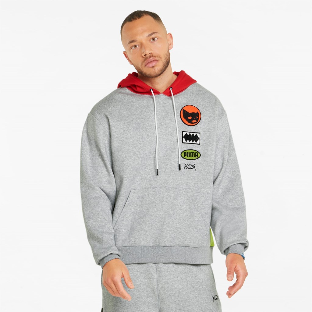 Puma Playbook Basketball Sweatshirt Herre Lyse | 103QLRZKD