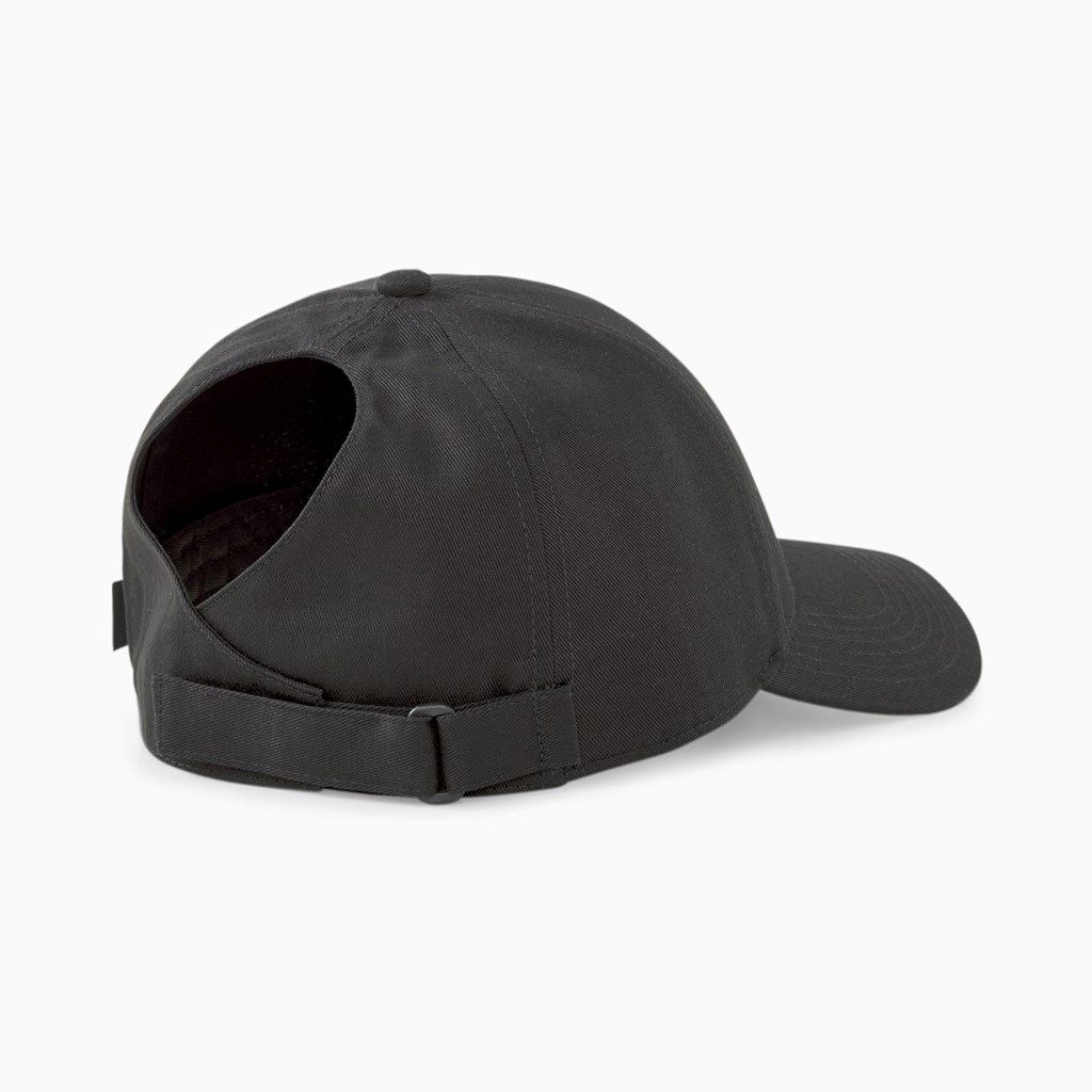 Puma Ponytail Hatt Dame Svarte | 034RTGCQJ