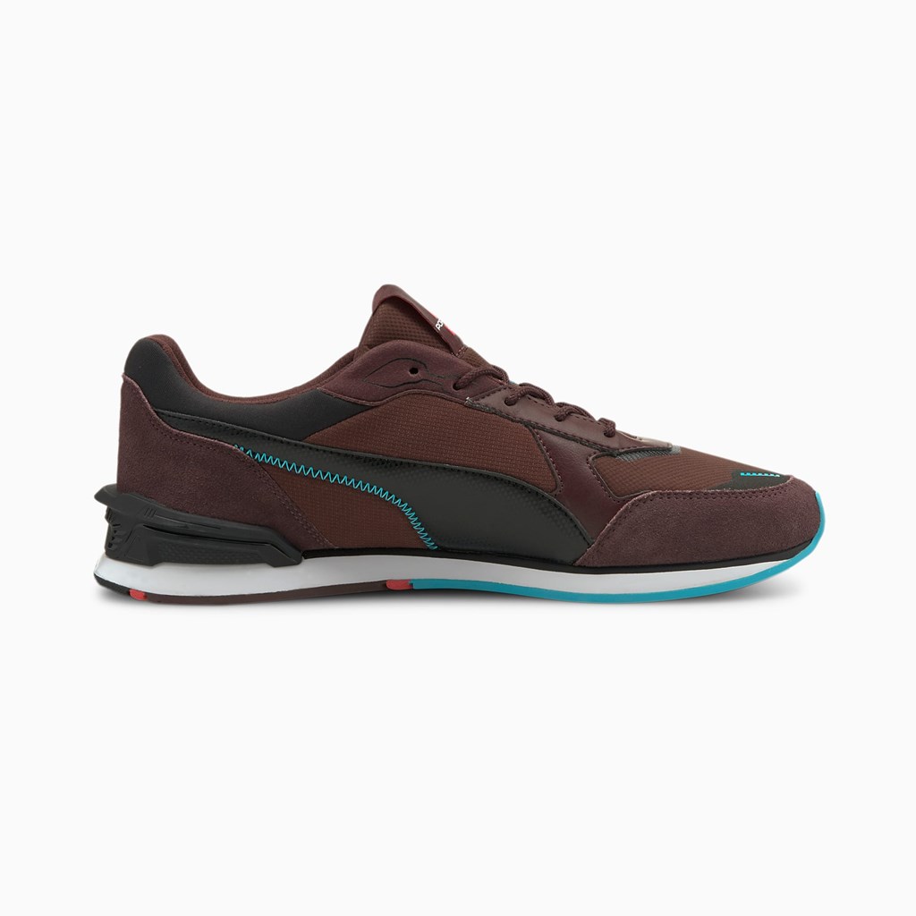 Puma Porsche Legacy Low Racer Racing Sko Herre Svarte Hvite | 159NOHLYX