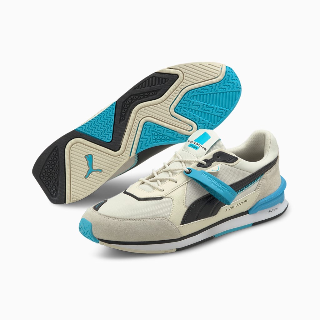 Puma Porsche Legacy Low Racer Racing Sko Herre Svarte Blå | 361ZNQIFB