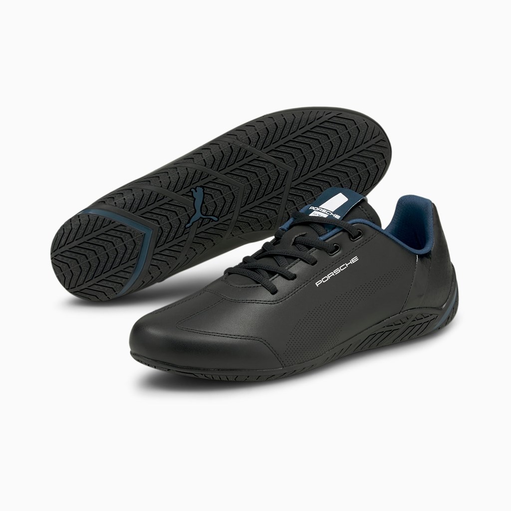 Puma Porsche Legacy Ridge Cat Racing Sko Herre Svarte Svarte | 029GCAKHP