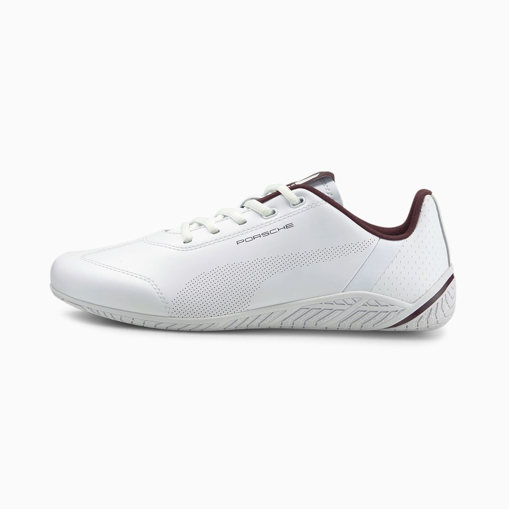 Puma Porsche Legacy Ridge Cat Racing Sko Herre Hvite | 693QDHYPX